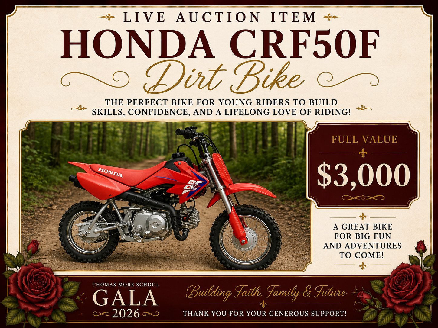 Honda CRF50F Dirt Bike